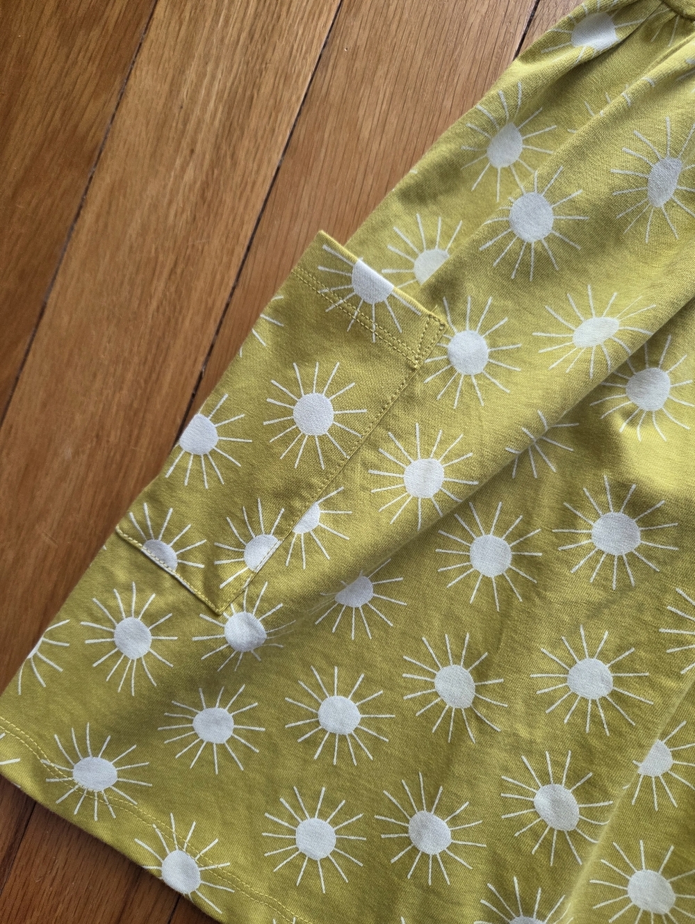 Hanna Andersson Yellow Sun Print Tank Dress Size 8 - Picture 4 of 4